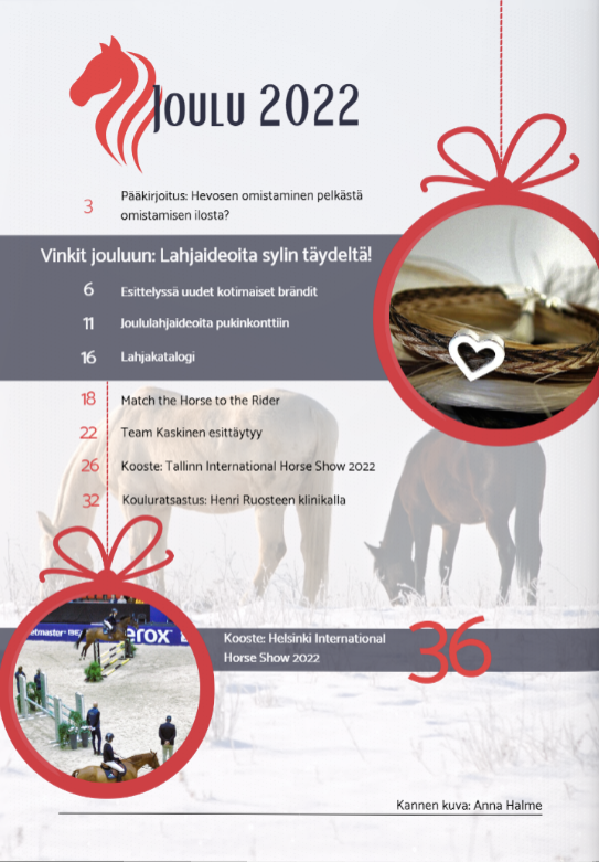 Hevosen ja ratsastajan varusteet - digi - Image 2
